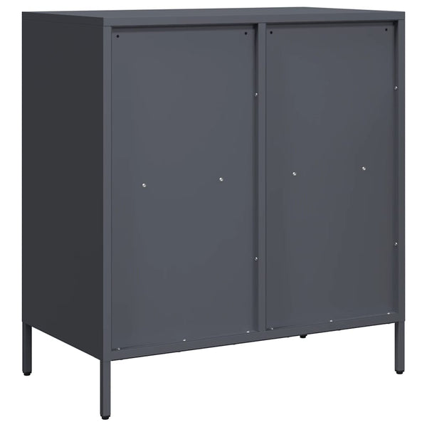 Anthrazit Sideboard 68 cm aus Stahl
