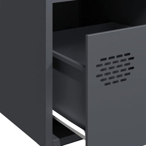 Anthrazit Sideboard 68 cm aus Stahl