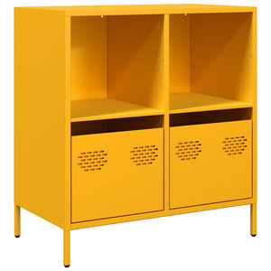 Senfgelbes Sideboard, 68 cm breit