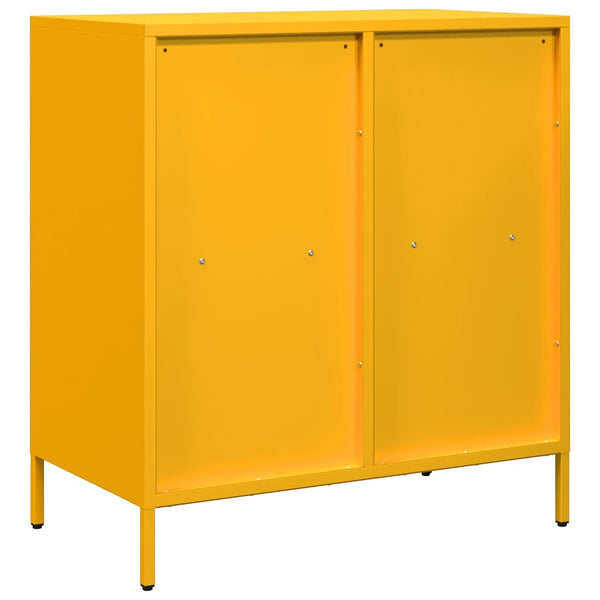 Senfgelbes Sideboard, 68 cm breit