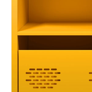 Senfgelbes Sideboard, 68 cm breit