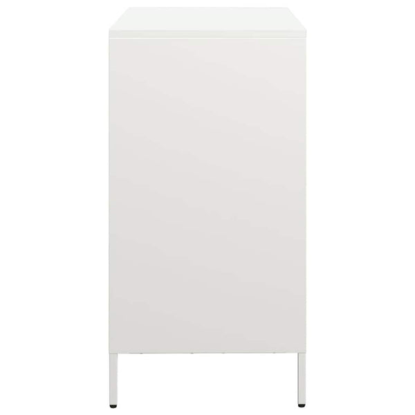 Weißes Sideboard 68 cm Stahl