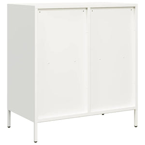 Weißes Sideboard 68 cm Stahl