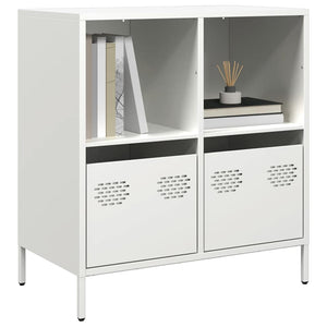 Weißes Sideboard 68 cm Stahl
