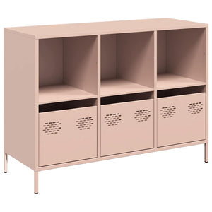 Rosa Sideboard aus Stahl, 101,5 cm