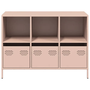 Rosa Sideboard aus Stahl, 101,5 cm