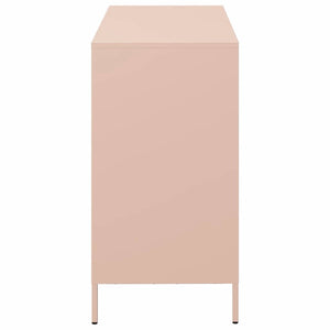 Rosa Sideboard aus Stahl, 101,5 cm