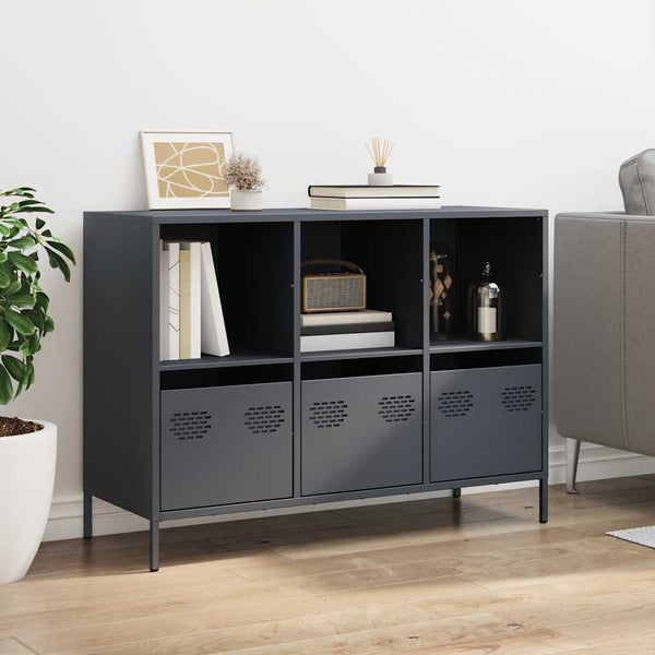 Anthrazit Sideboard 101,5 cm Stahl