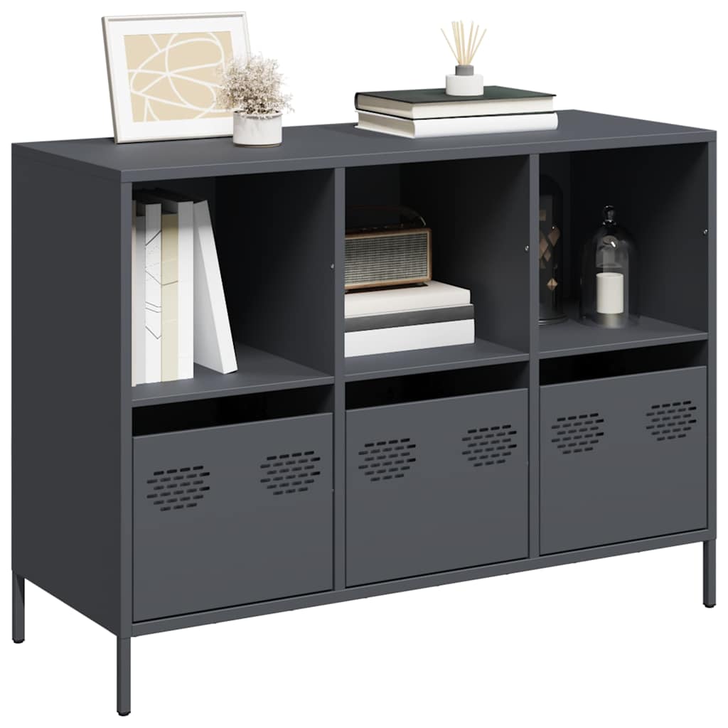 Anthrazit Sideboard 101,5 cm Stahl