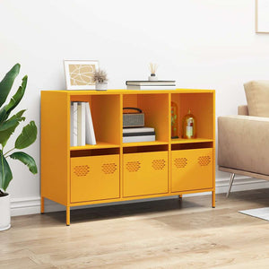 Senfgelbes Sideboard, 101,5 cm breit