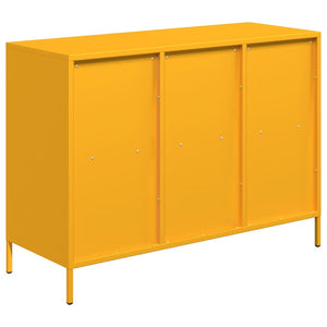 Senfgelbes Sideboard, 101,5 cm breit