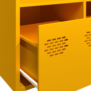 Senfgelbes Sideboard, 101,5 cm breit