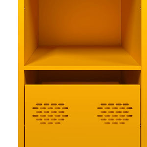Senfgelbes Sideboard, 101,5 cm breit