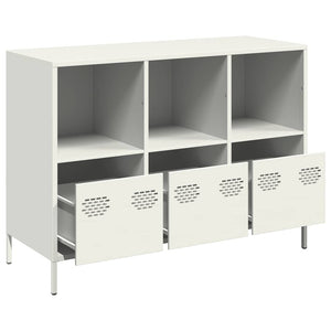 Weißes Sideboard aus Stahl, 101,5 cm