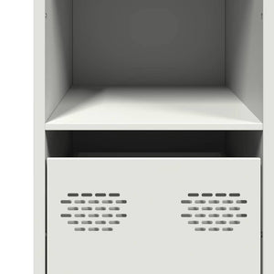 Weißes Sideboard aus Stahl, 101,5 cm