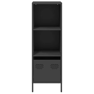Schwarzes Highboard Stahl 35x39x103,5 cm
