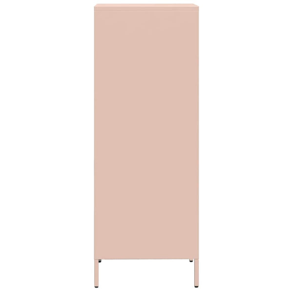 Highboard Rosa Stahl 35x39x103,5 cm