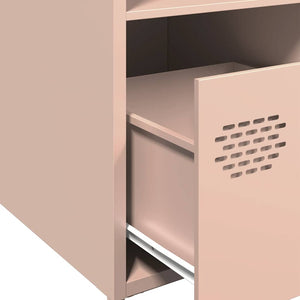 Highboard Rosa Stahl 35x39x103,5 cm