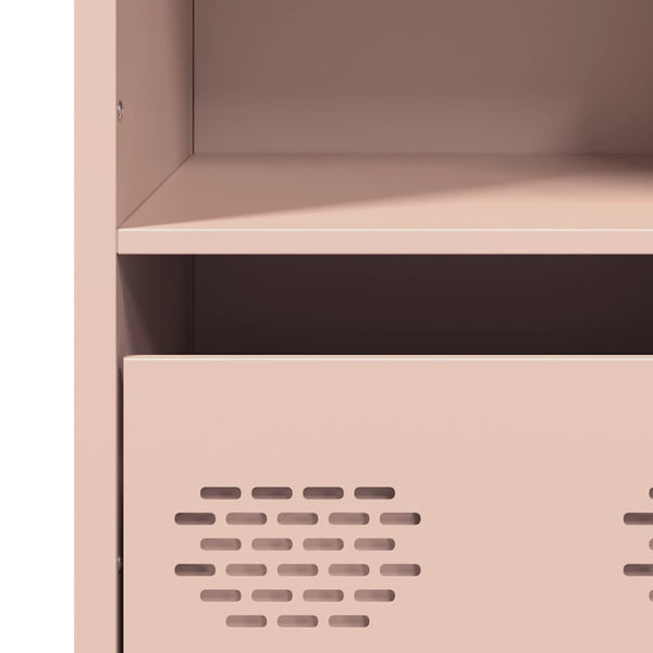 Highboard Rosa Stahl 35x39x103,5 cm