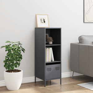 Highboard Anthrazit Stahl 35x39x103,5 cm