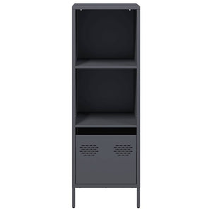 Highboard Anthrazit Stahl 35x39x103,5 cm
