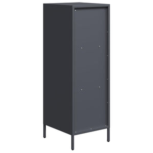 Highboard Anthrazit Stahl 35x39x103,5 cm