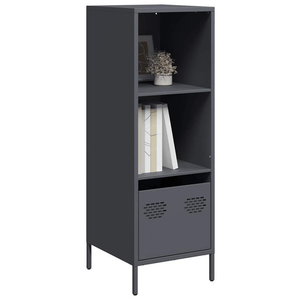 Highboard Anthrazit Stahl 35x39x103,5 cm