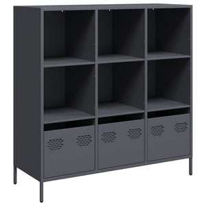 Highboard Anthrazit Stahl 101,5 cm