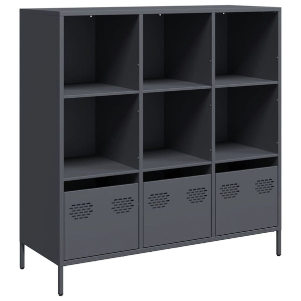 Highboard Anthrazit Stahl 101,5 cm
