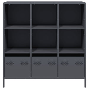 Highboard Anthrazit Stahl 101,5 cm