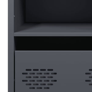 Highboard Anthrazit Stahl 101,5 cm