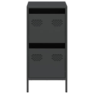 Schwarzes Sideboard 35x39x73,5 cm Stahl