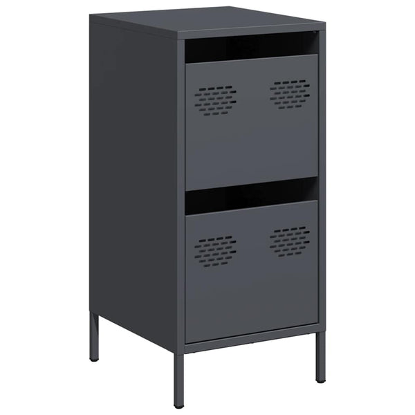 Anthrazit Sideboard, 35x39x73,5 cm, Stahl