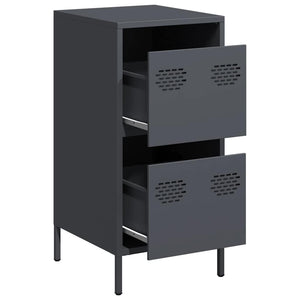 Anthrazit Sideboard, 35x39x73,5 cm, Stahl
