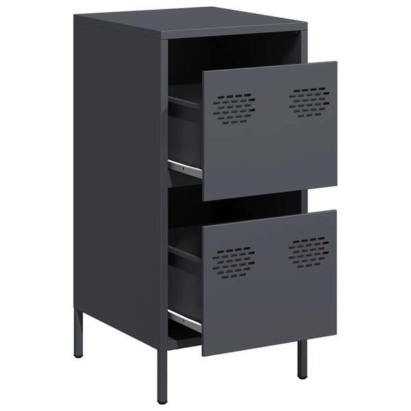 Anthrazit Sideboard, 35x39x73,5 cm, Stahl