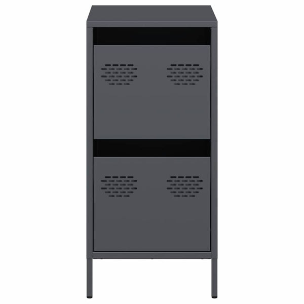 Anthrazit Sideboard, 35x39x73,5 cm, Stahl