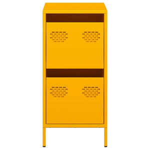 Senfgelbes Sideboard, 35 cm, Stahl