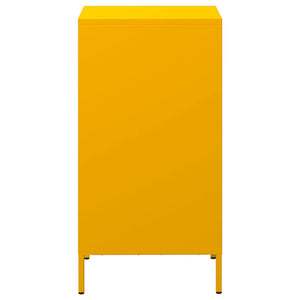 Senfgelbes Sideboard, 35 cm, Stahl