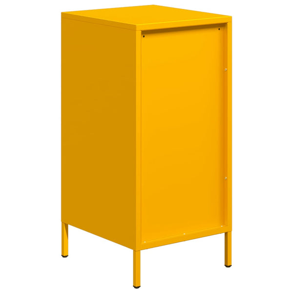 Senfgelbes Sideboard, 35 cm, Stahl