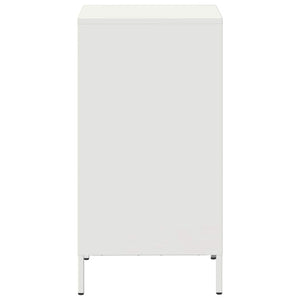 Weißes Sideboard 35x39x73,5 cm Stahl
