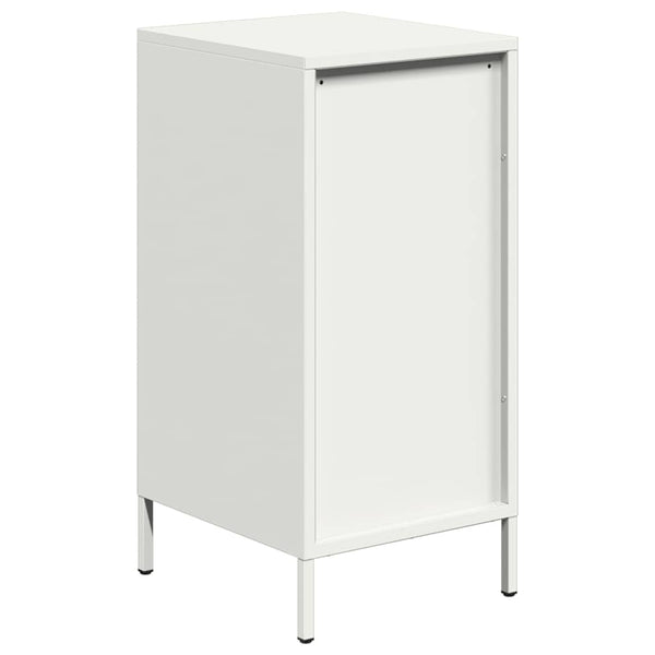 Weißes Sideboard 35x39x73,5 cm Stahl