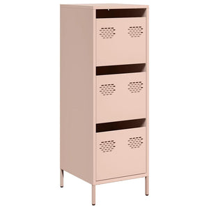 Highboard Rosa Stahl 39x35x103,5 cm