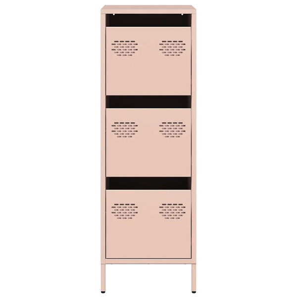 Highboard Rosa Stahl 39x35x103,5 cm