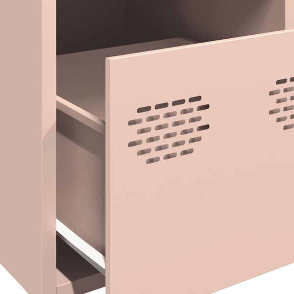 Highboard Rosa Stahl 39x35x103,5 cm