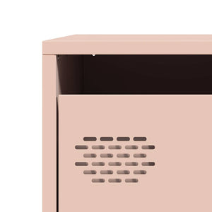 Highboard Rosa Stahl 39x35x103,5 cm