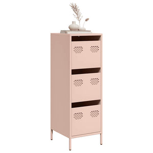 Highboard Rosa Stahl 39x35x103,5 cm