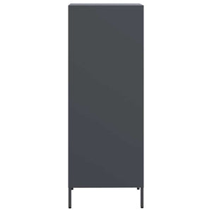 Highboard Anthrazit Stahl 39x35x103,5 cm