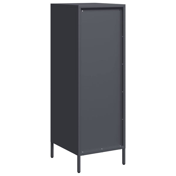 Highboard Anthrazit Stahl 39x35x103,5 cm
