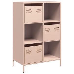 Highboard Rosa Stahl 68x39x103,5 cm