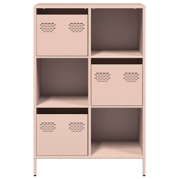 Highboard Rosa Stahl 68x39x103,5 cm